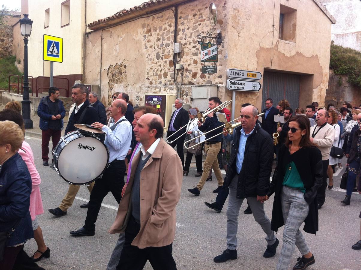 Fotos: Gravalos: procesion por la Virgen del Humilladero