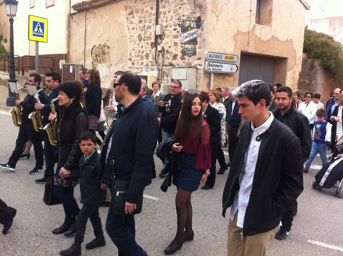 Fotos: Gravalos: procesion por la Virgen del Humilladero