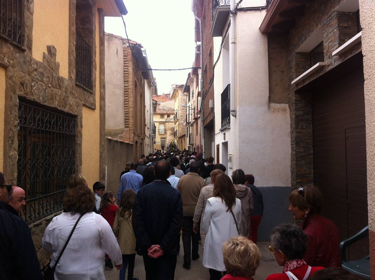 Fotos: Gravalos: procesion por la Virgen del Humilladero