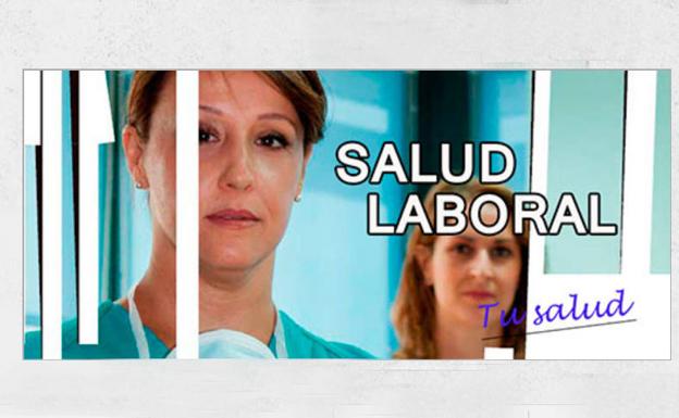 Portada del díptico editado por UGT para concienciar sobre la salud laboral. 