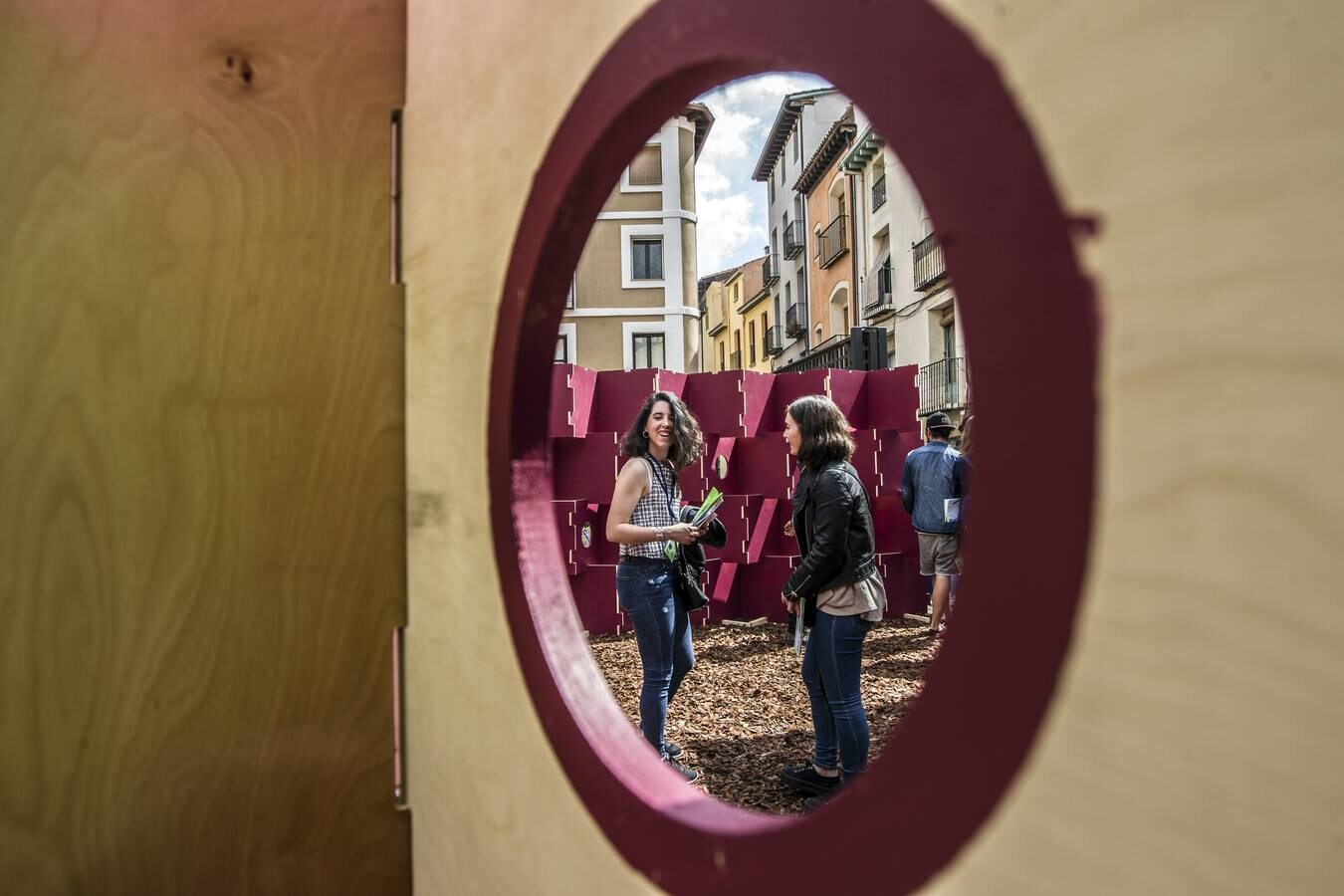 Catorce diseños y arquitecturas efímeras pueblan distintos rincones de Logroño hasta el uno de mayo