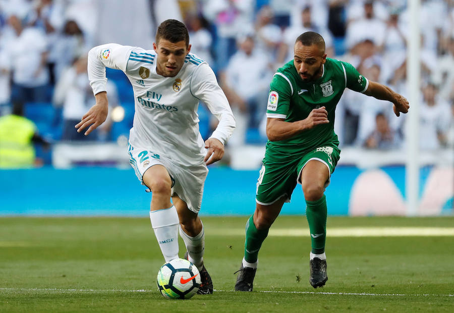 El conjunto blanco, con un once plagado de suplentes y poco habituales, quiere ganar al Leganés para acercarse a la segunda plaza que ocupa el Atlético de Madrid.