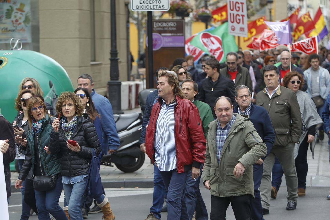 Fotos: Manifestación del 1 de Mayo en Logroño