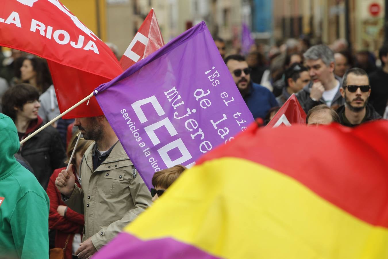 Fotos: Manifestación del 1 de Mayo en Logroño