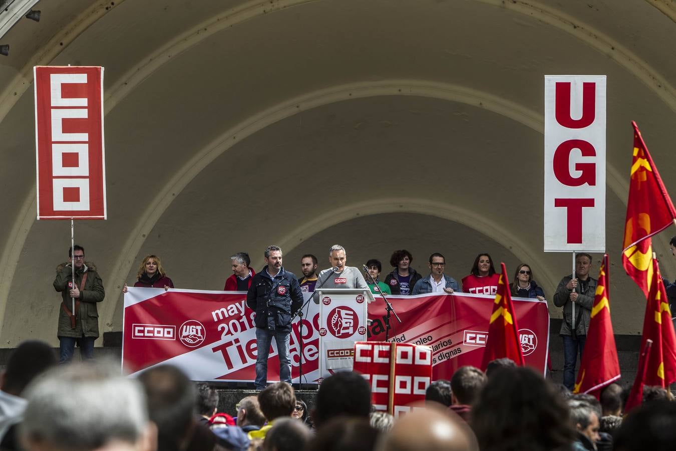 Fotos: Manifestación del 1 de Mayo en Logroño