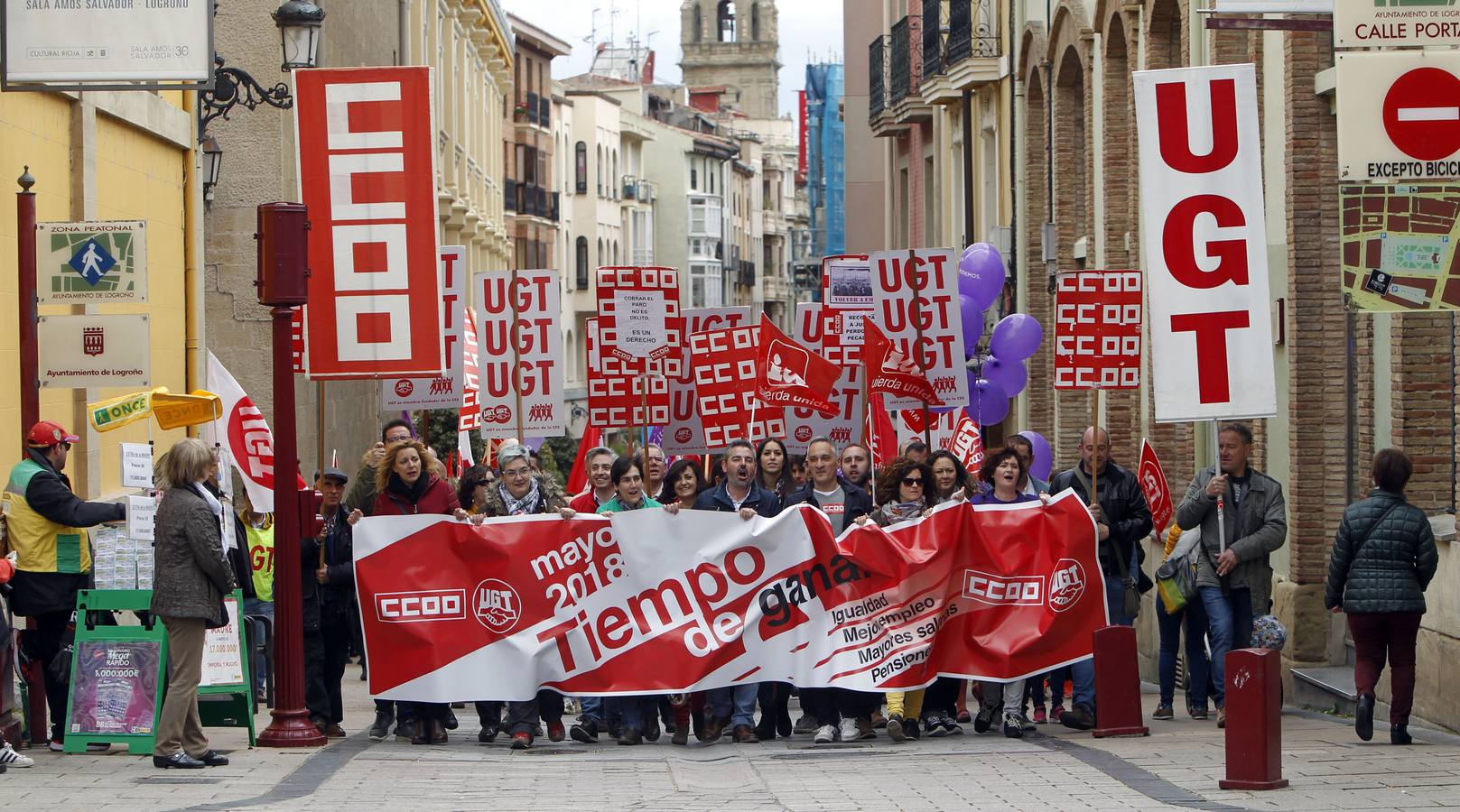 Fotos: Manifestación del 1 de Mayo en Logroño