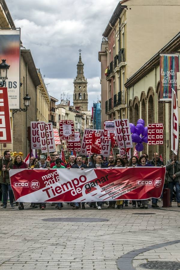 Fotos: Manifestación del 1 de Mayo en Logroño