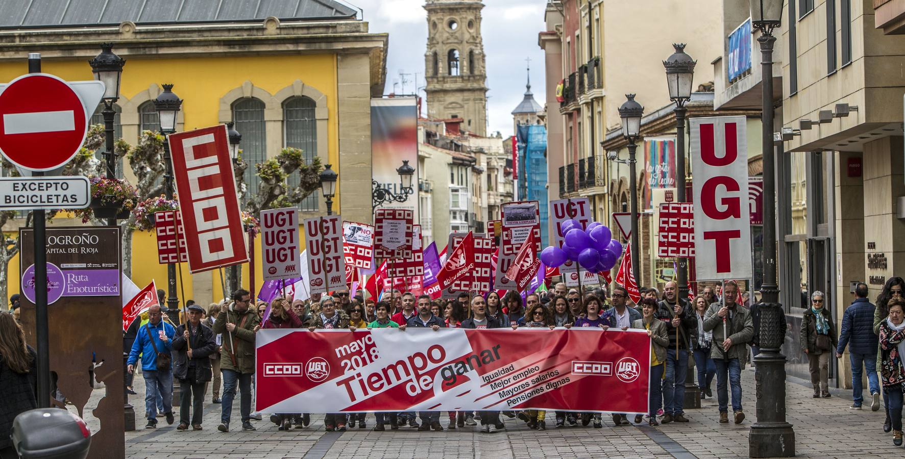 Fotos: Manifestación del 1 de Mayo en Logroño