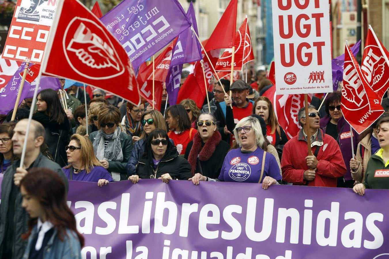 Fotos: Manifestación del 1 de Mayo en Logroño