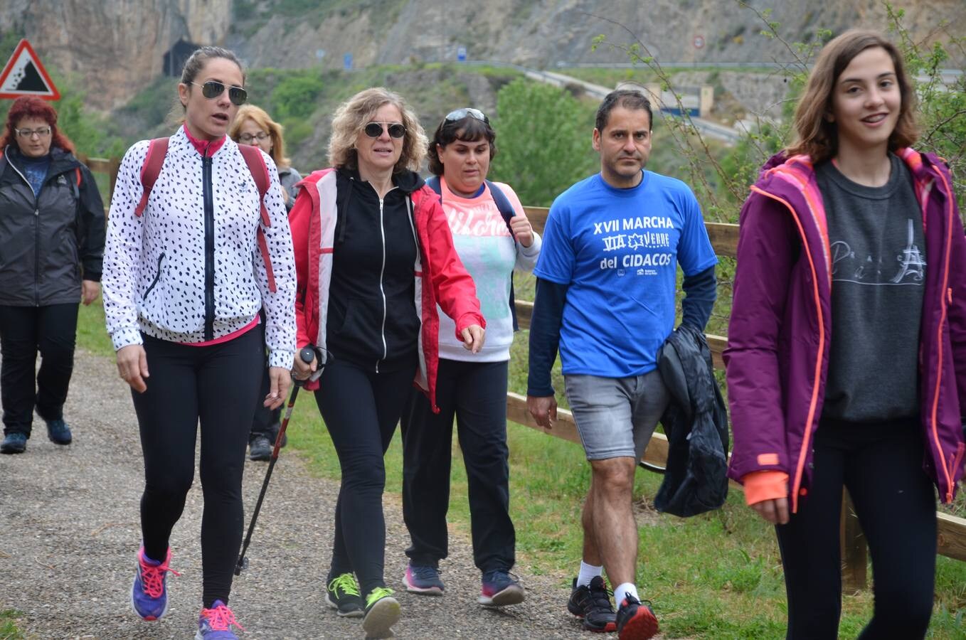 Fotos: Marcha por la vía verde del Cidacos en Calahorra