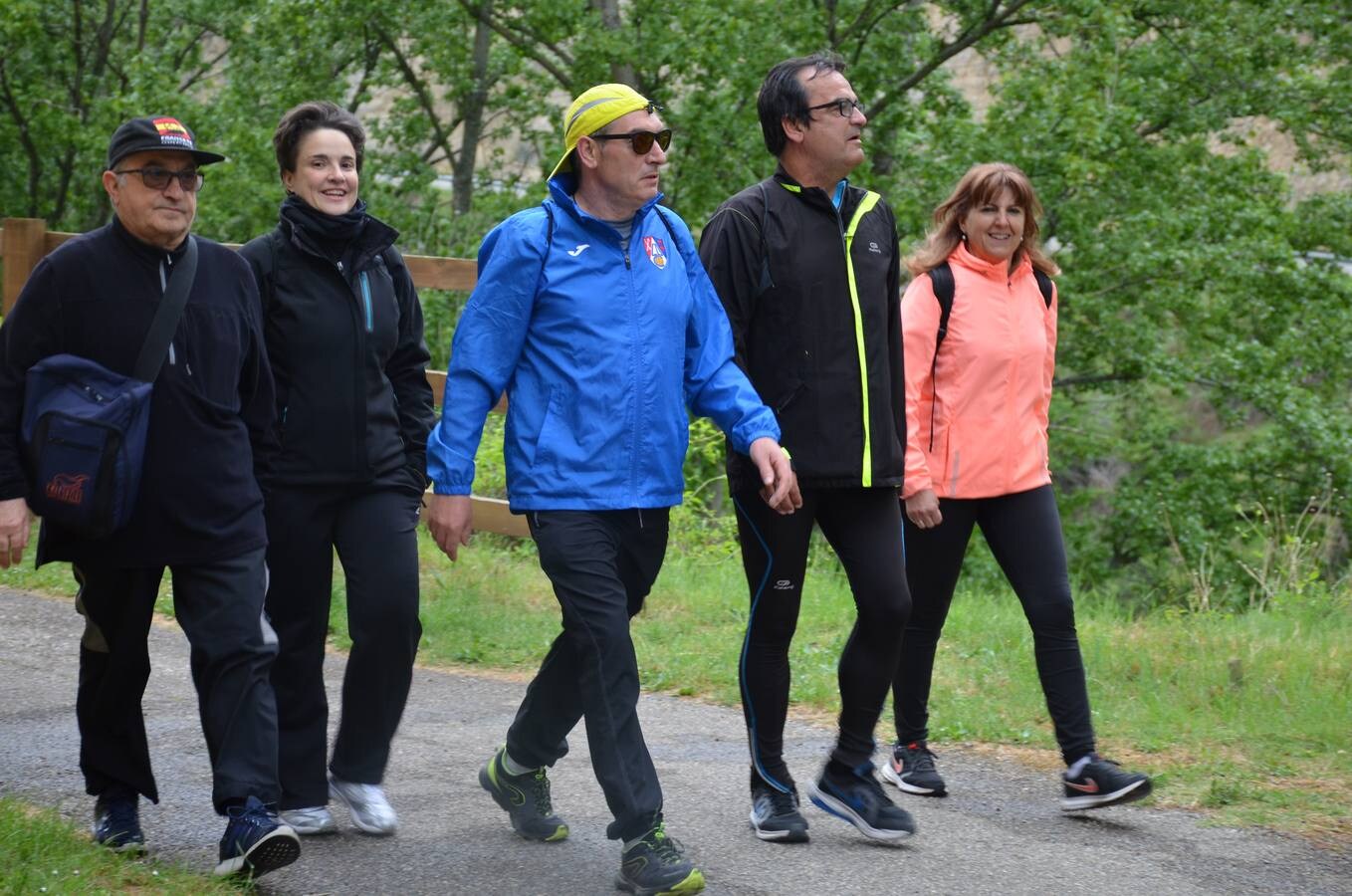 Fotos: Marcha por la vía verde del Cidacos en Calahorra