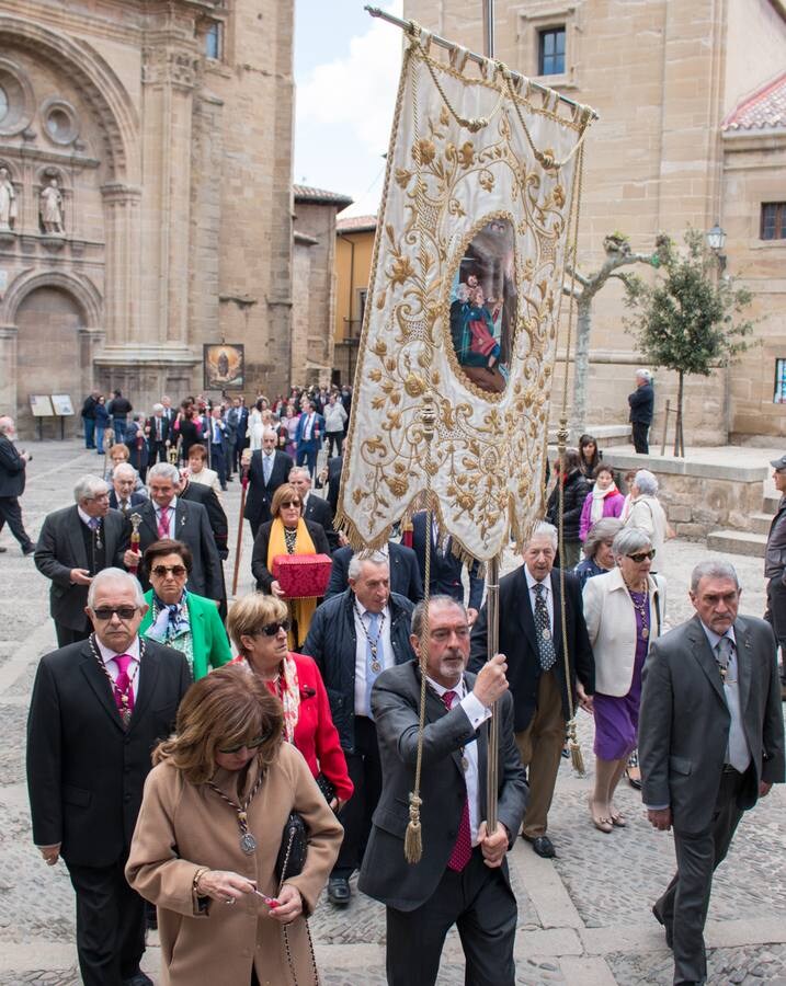 Actos de renovación de la cofradía del Santo celebrados este domingo, en los que Jesús Martínez y Dolores Sánchez han sido nombrados nuevos priores