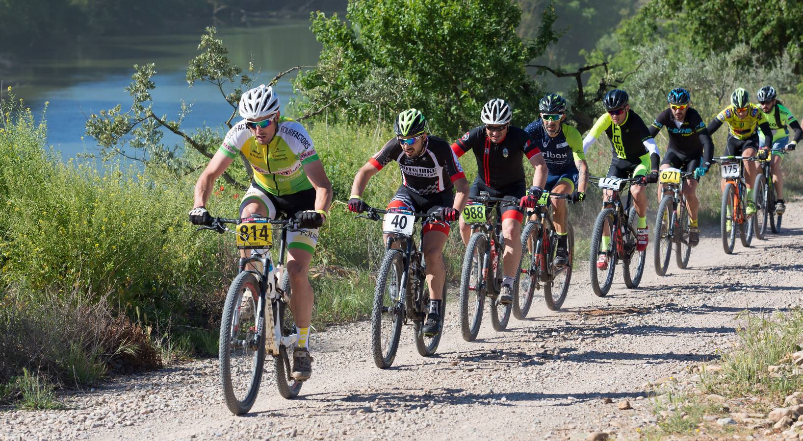 Fotos: La Rioja Bike Race - Tercera etapa: El paso por el meandro de Mantible