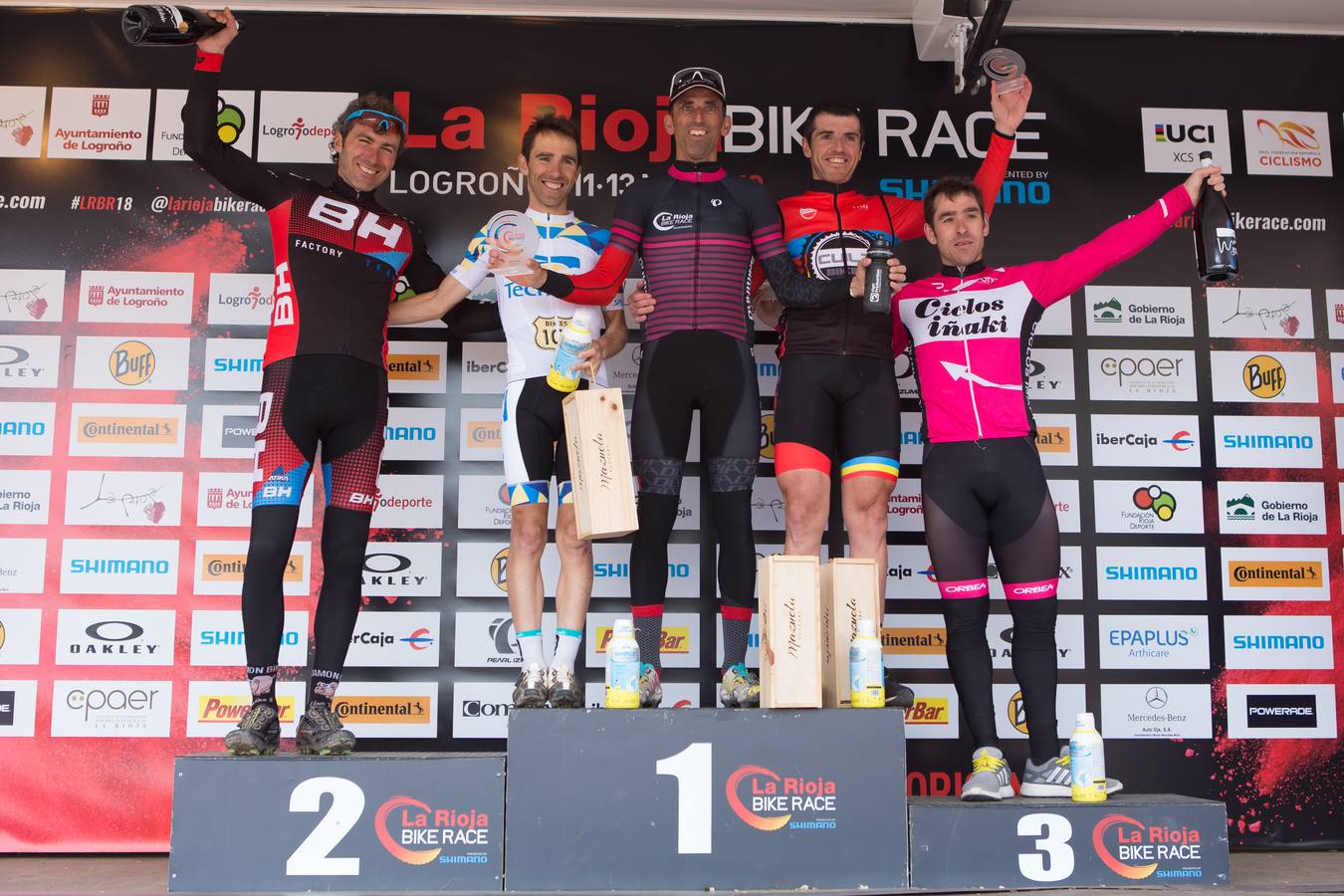 Fotos: La Rioja Bike Race - Tercera etapa: El podio de los ganadores