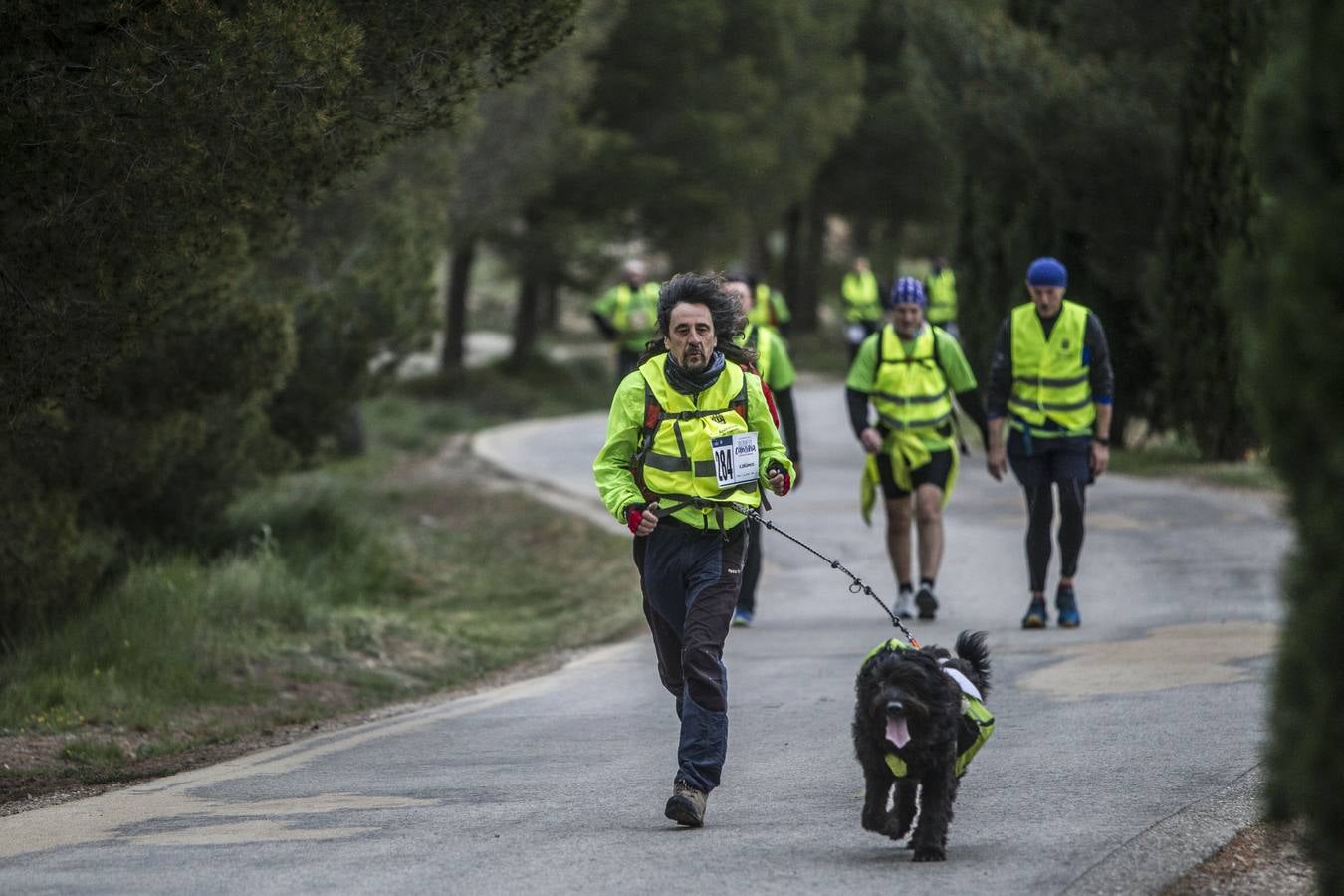 Seiscientas personas han cubierto esta noche los 63 kilómetros de Valvanera Camina.