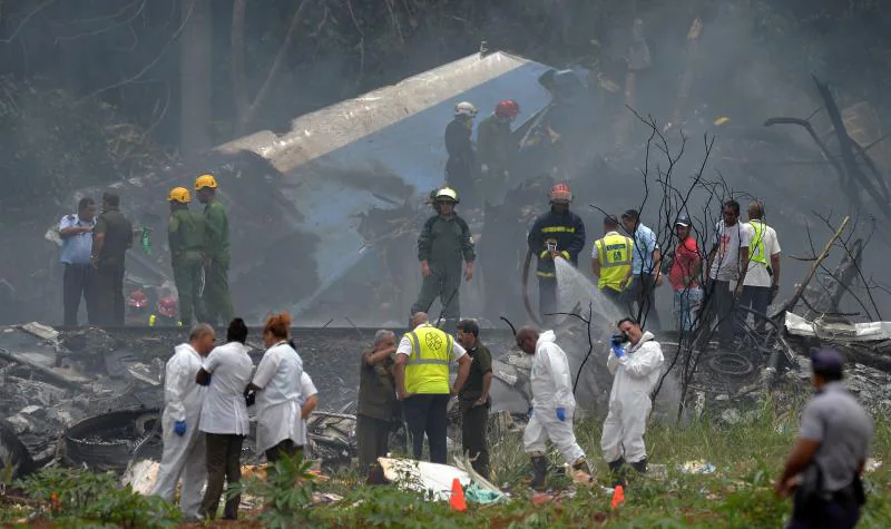 El aparato siniestrado, un Boeing 737 de la compañía Cubana de Aviación, se dirigía a Holguín con 113 personas a bordo