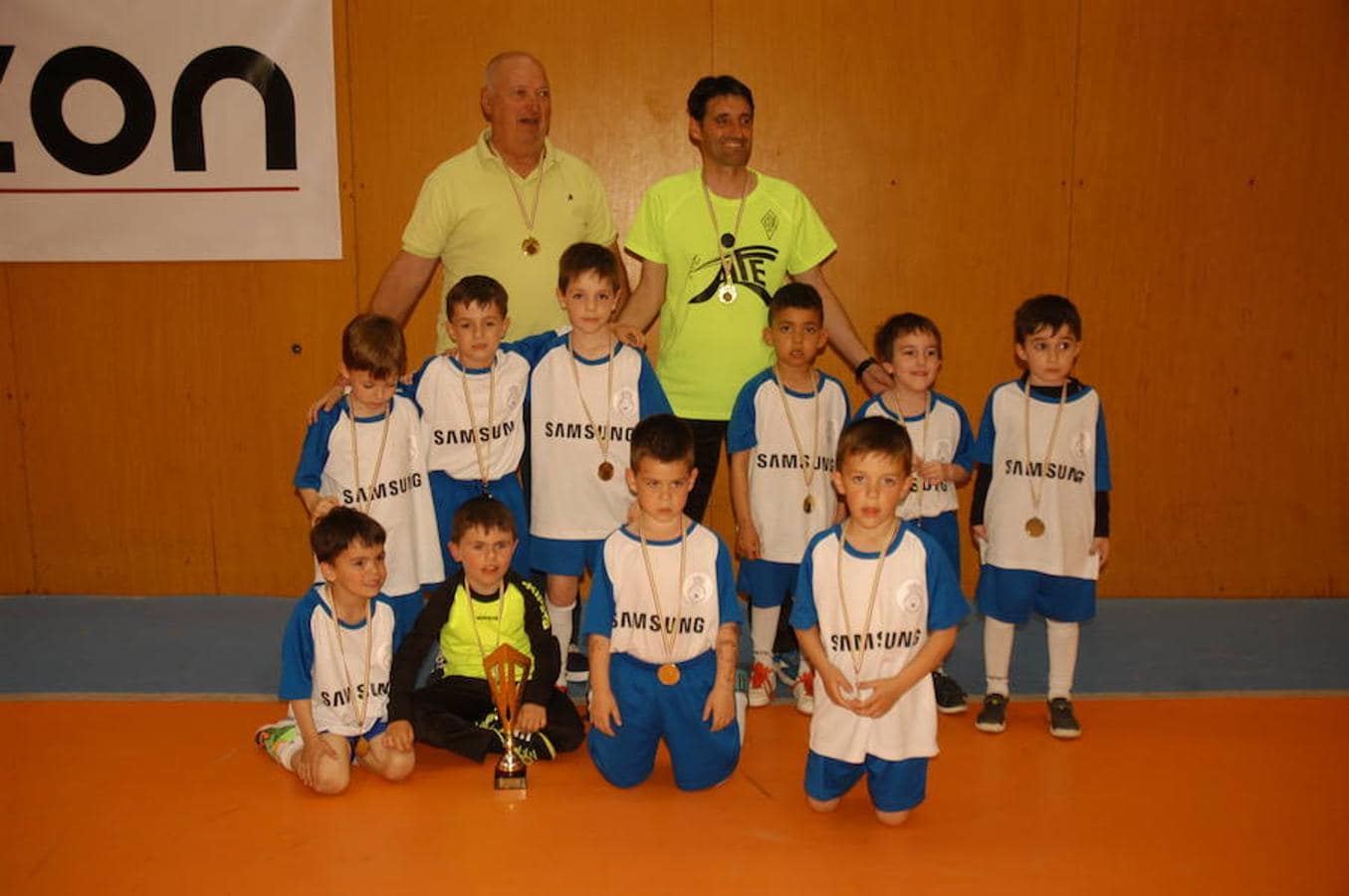 Fotos correspondientes al I torneo de fútbol sala del CDF SAn Agustín Ciudad de Calahorra-Memorial Angel Escribano disputado el sábado en el Pabellón Europa. 