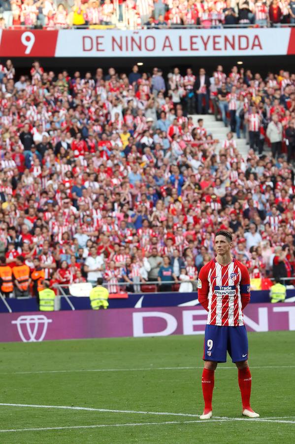 El delantero del Atlético de Madrid puso punto final a toda una vida como rojiblanco, y el Wanda Metropolitano quiso engrandecer su leyenda con un homenaje para el recuerdo.