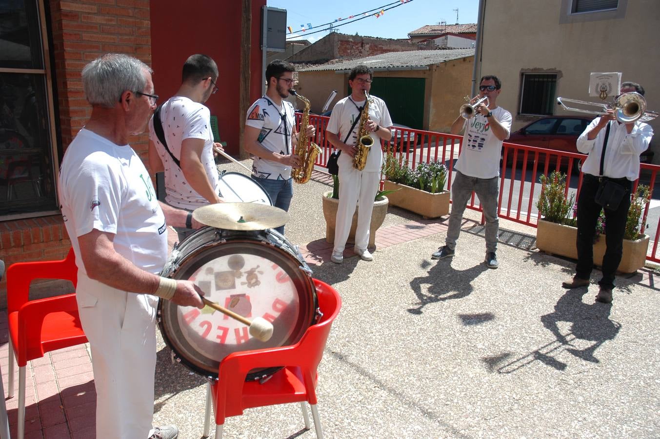 Procesión de Santa Quiteria celebrada el martes en las fiestas de Bergasa