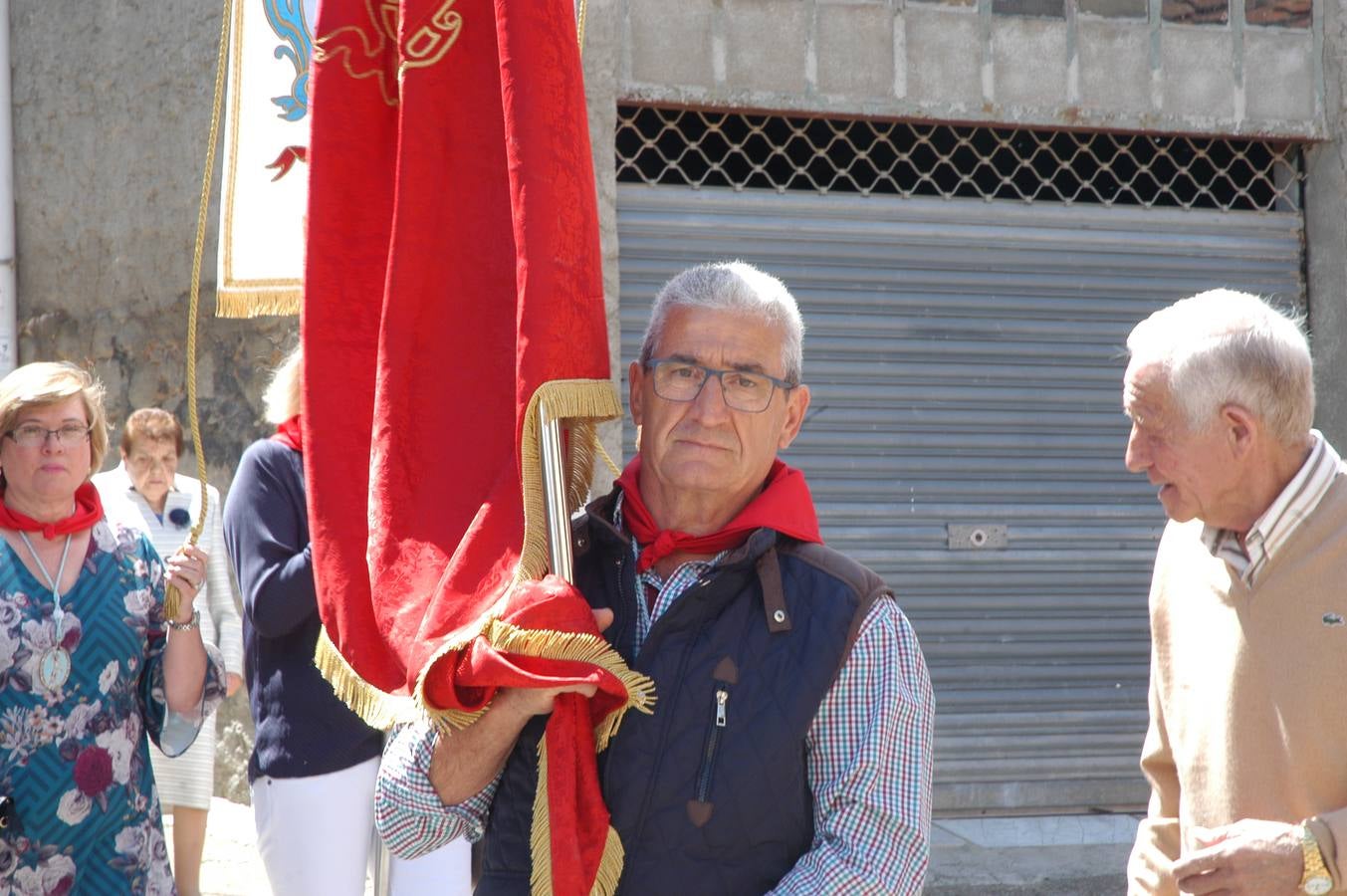 Procesión de Santa Quiteria celebrada el martes en las fiestas de Bergasa