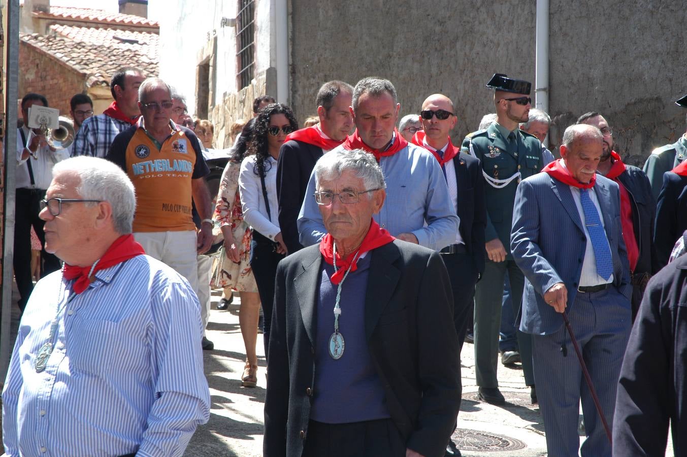 Procesión de Santa Quiteria celebrada el martes en las fiestas de Bergasa