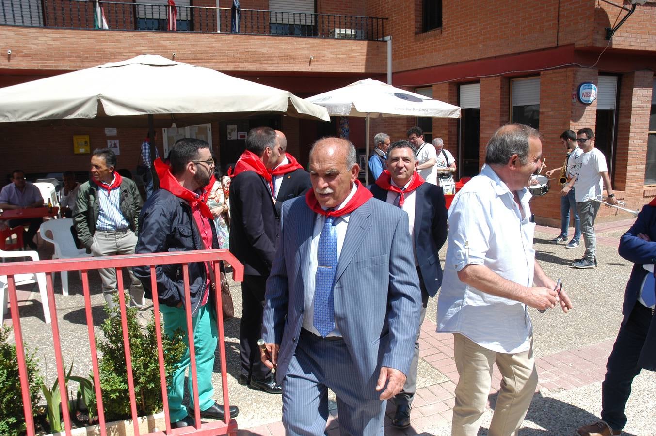 Procesión de Santa Quiteria celebrada el martes en las fiestas de Bergasa