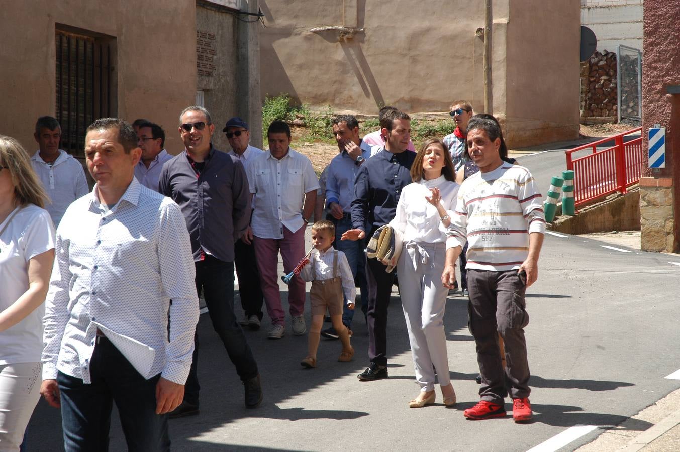 Procesión de Santa Quiteria celebrada el martes en las fiestas de Bergasa