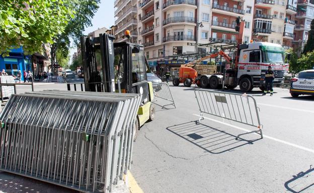 Los cortes de tráfico del sábado: el coche, mejor en casa