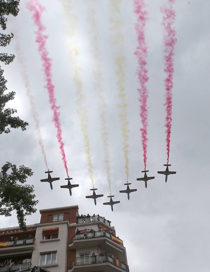 Los Reyes de España presidieron en Logroño el Desfile del Día de las Fuezas Armadas, en el que participaron hasta 2.678 militares.