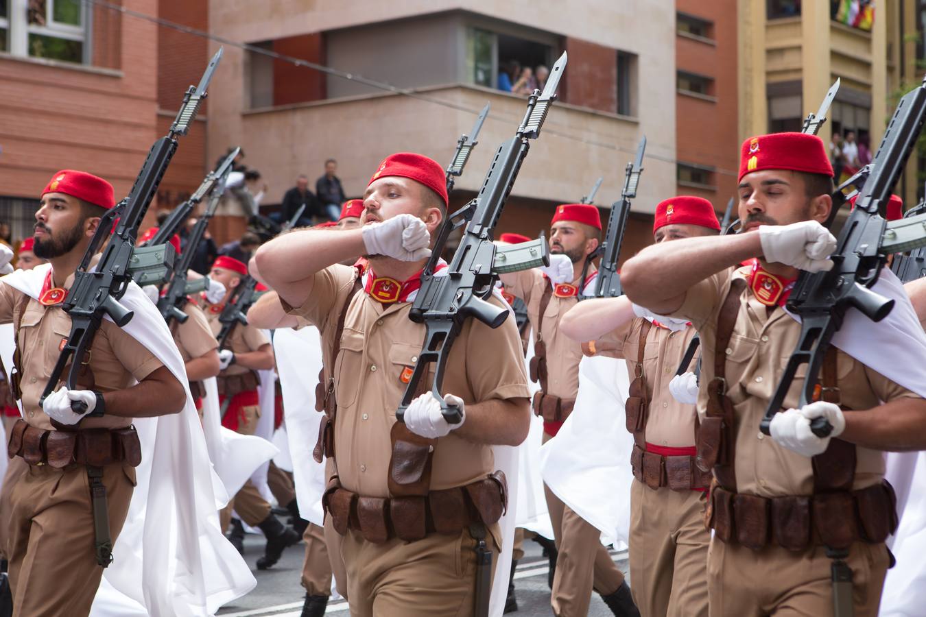 Emocionante Desfile del Día de las Fuerzas Armadas, que concgregó en Logroño a miles de personas.