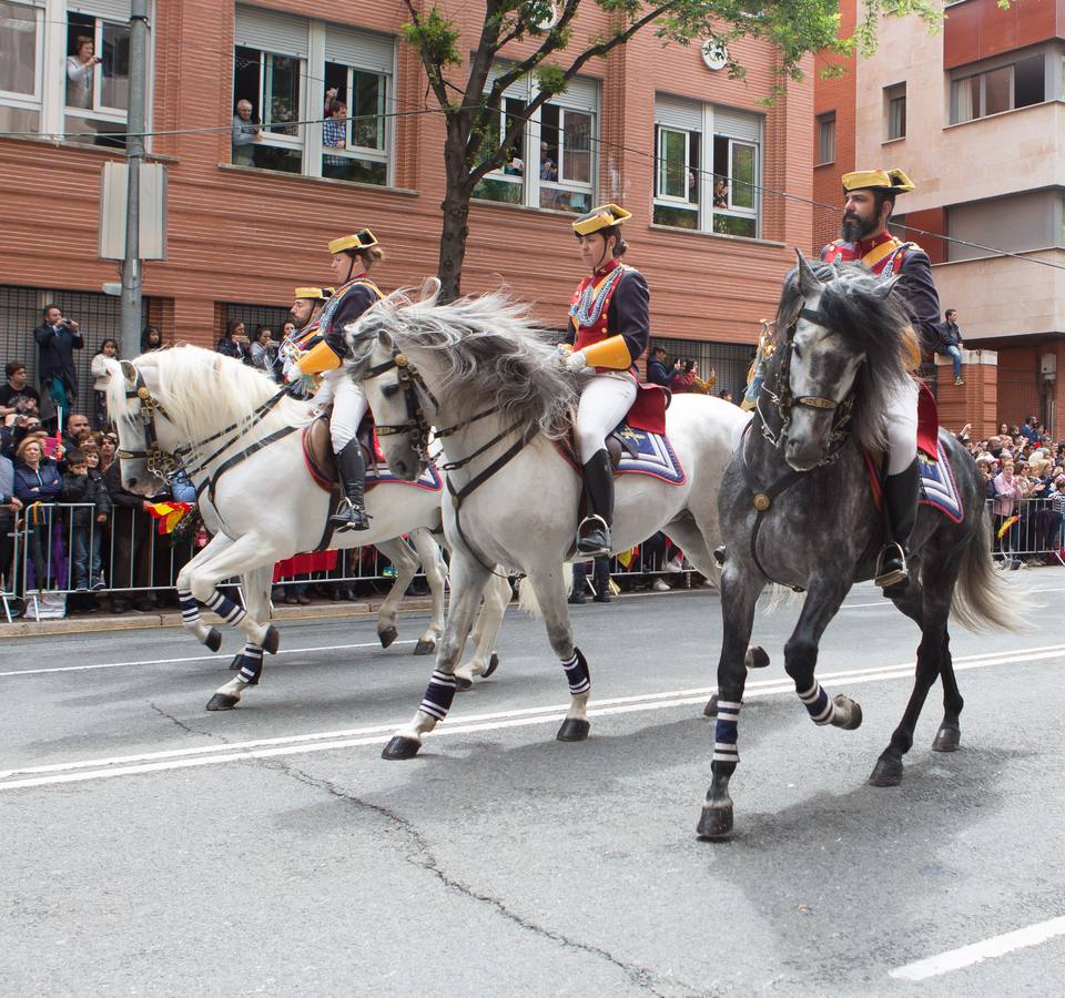 Emocionante Desfile del Día de las Fuerzas Armadas, que concgregó en Logroño a miles de personas.