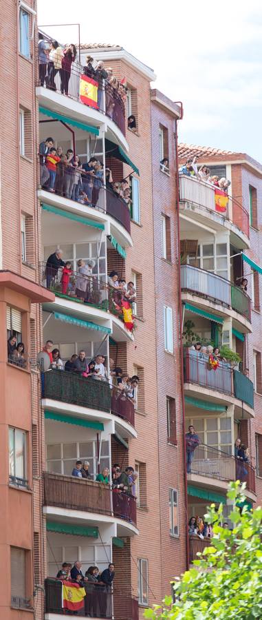 Los logroñeses se agolpan en las calles