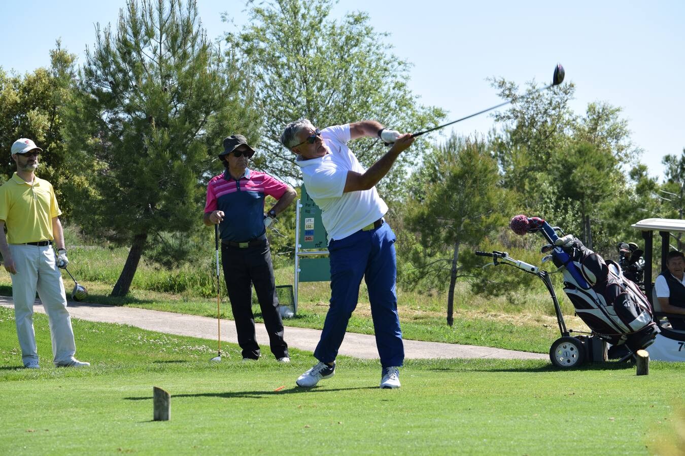 Los participantes disfrutaron de un gran torneo de golf en El Campo de Logroño.