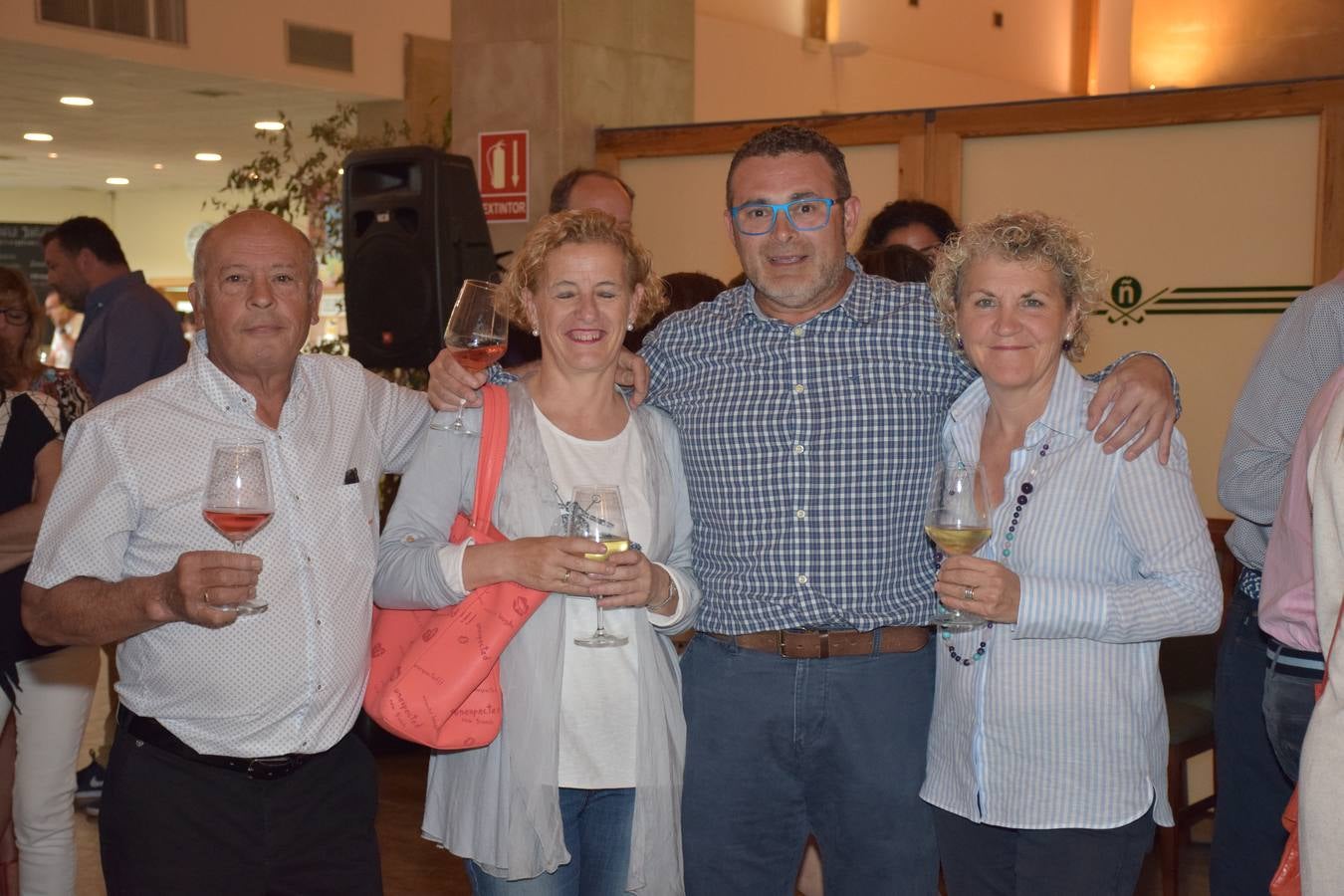 Los jugadores disfrutaron de una cata de vinos de Bodegas Monte Real, del Grupo La Navarra.