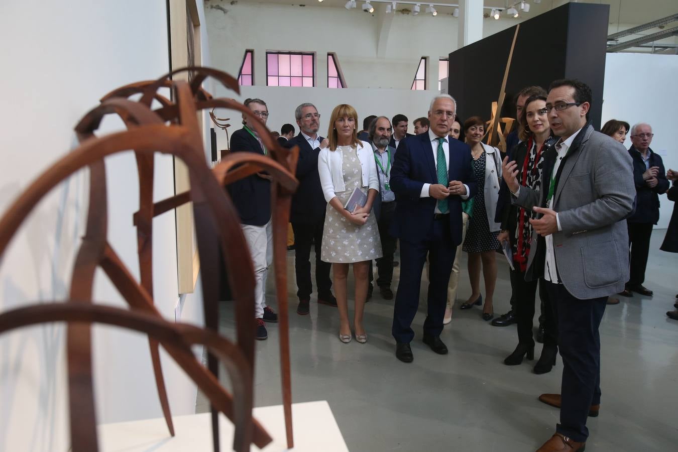 Dos centenares de esculturas de catorce galerías y cuarenta artistas participan en la II Feria Nacional de Escultura Contemporánea Sculto 2018, única de estas características que se celebra en España.