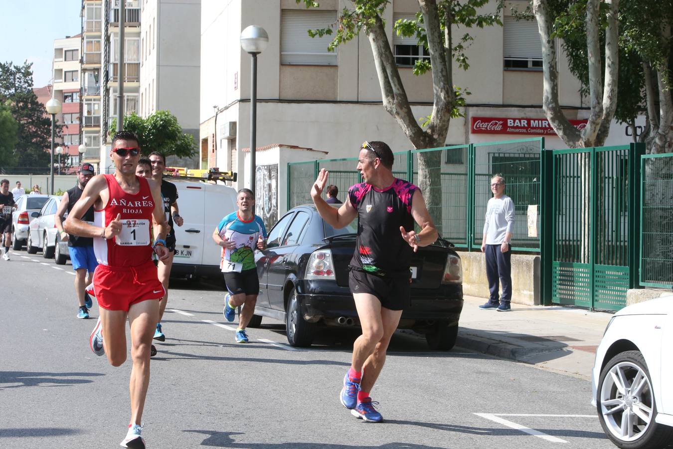 Las imágenes de la carrera.