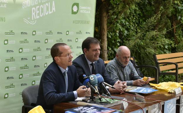 Ángel Hervella, Íñigo Nagore y Jesús Ruiz. 