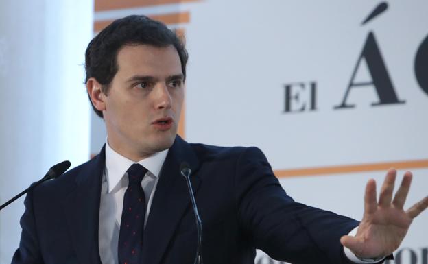 El presidente de Ciudadanos, Albert Rivera. 