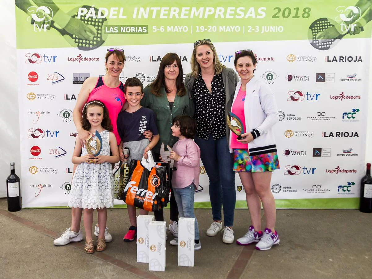 Ismobel Selen Norton y Notton se adjudican los títulos principales del XIV Torneo Interempresas de La Rioja de pádel