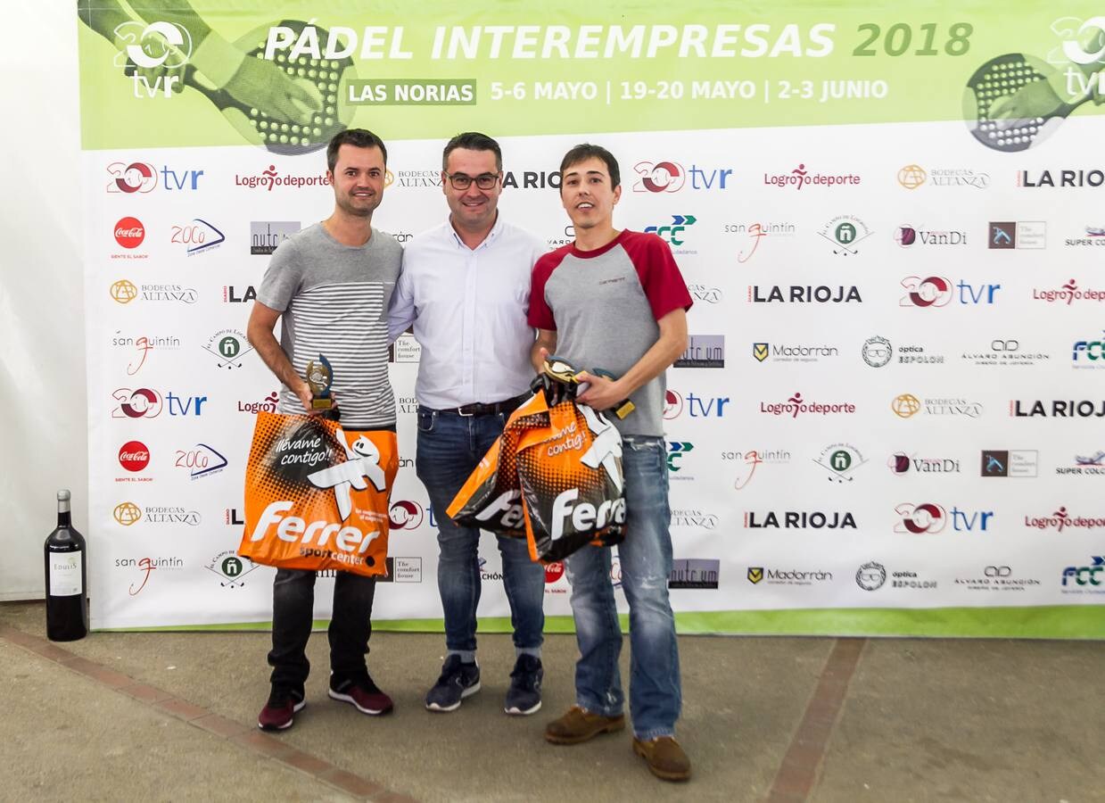 Ismobel Selen Norton y Notton se adjudican los títulos principales del XIV Torneo Interempresas de La Rioja de pádel