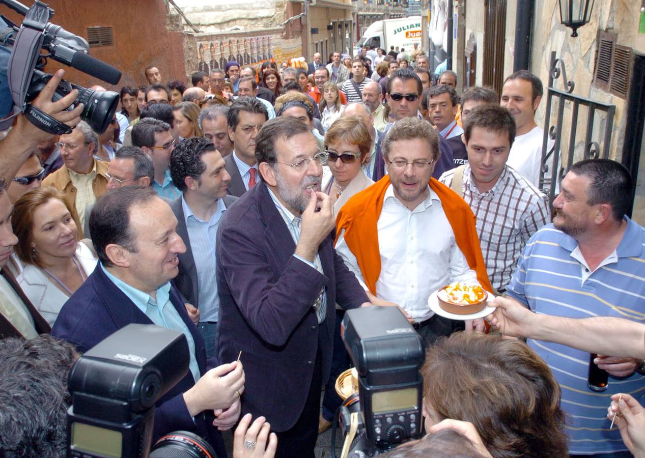 Mariano Rajoy ha visitado La Rioja en numerosas ocasiones y ha dejado muchas imágenes de su presencia en tierras riojanas.