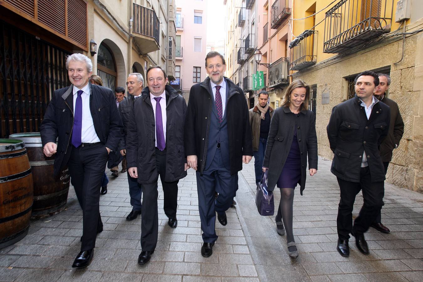 Mariano Rajoy ha visitado La Rioja en numerosas ocasiones y ha dejado muchas imágenes de su presencia en tierras riojanas.