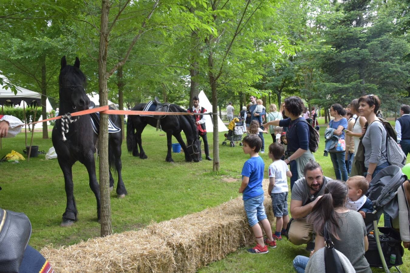 Fotos: San Bernabé: los logroñeses prueban puntería en los campamentos