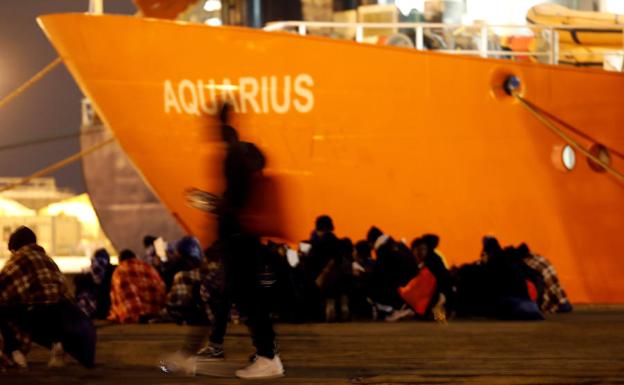 Imagen de archivo del barco 'Aquarius'. 
