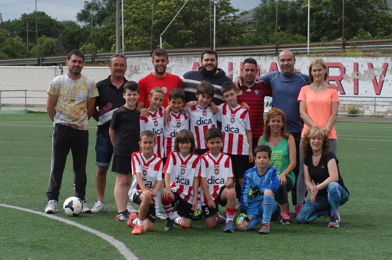 Fotos: El River Ebro homenajea a Llorente y Pardo