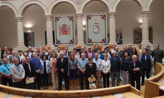 Acto celebrado en el Parlamento.