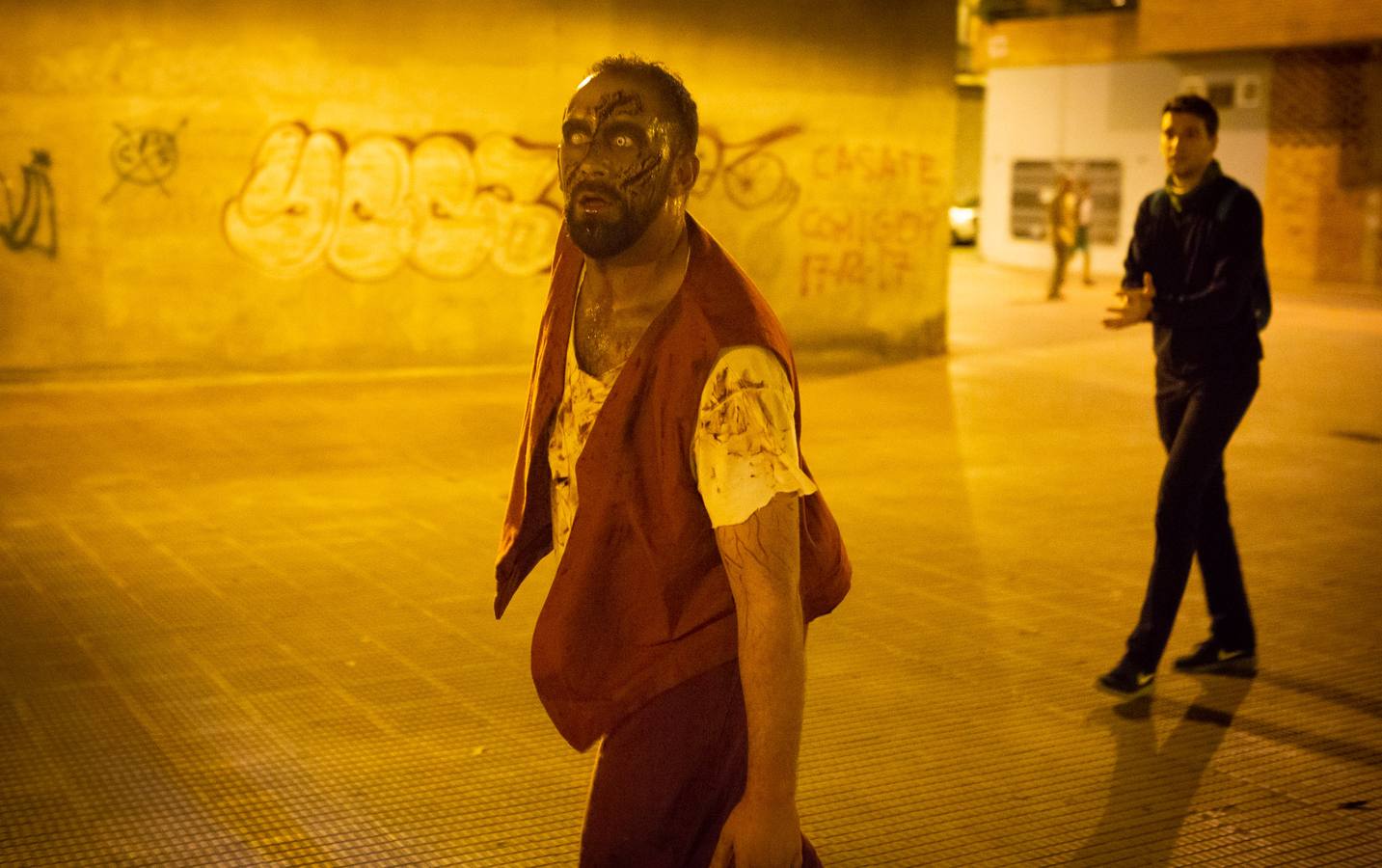 Logroño fue escenario anoche de un apocalipsisi zombie.