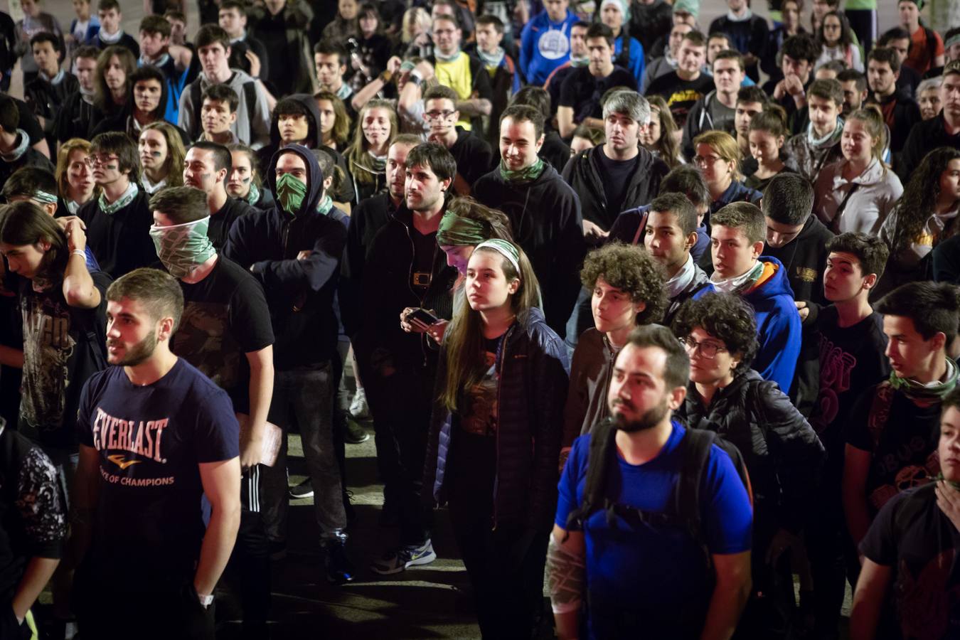 Logroño fue escenario anoche de un apocalipsisi zombie.