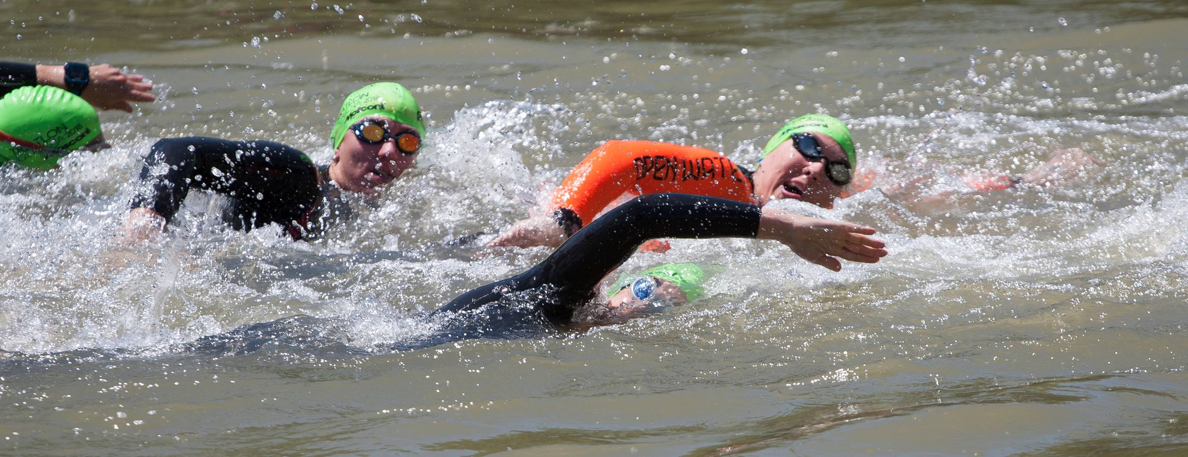 Prueba de natación.