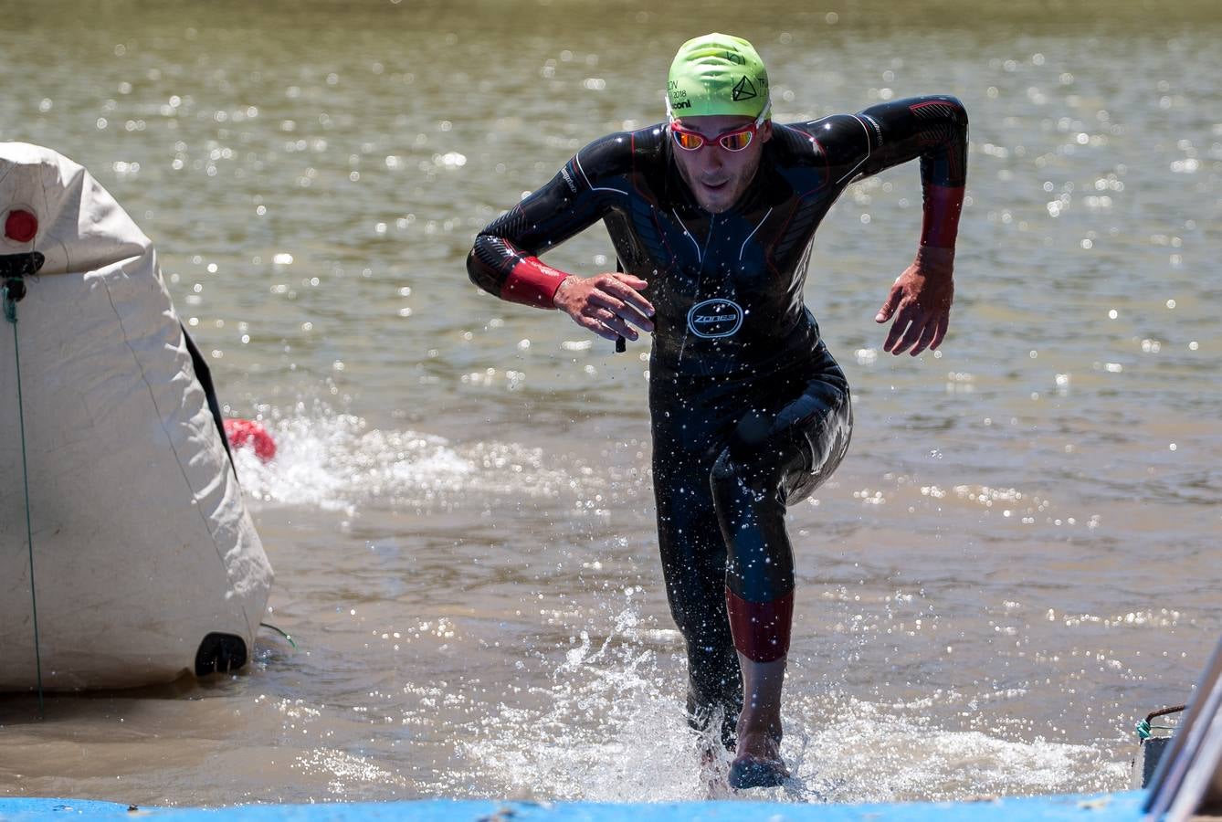 Prueba de natación.